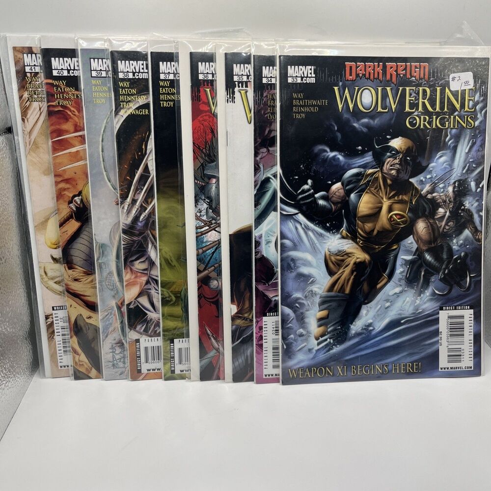 2006 Marvel Comics Wolverine: Origins Issues 33-41 (sku5)